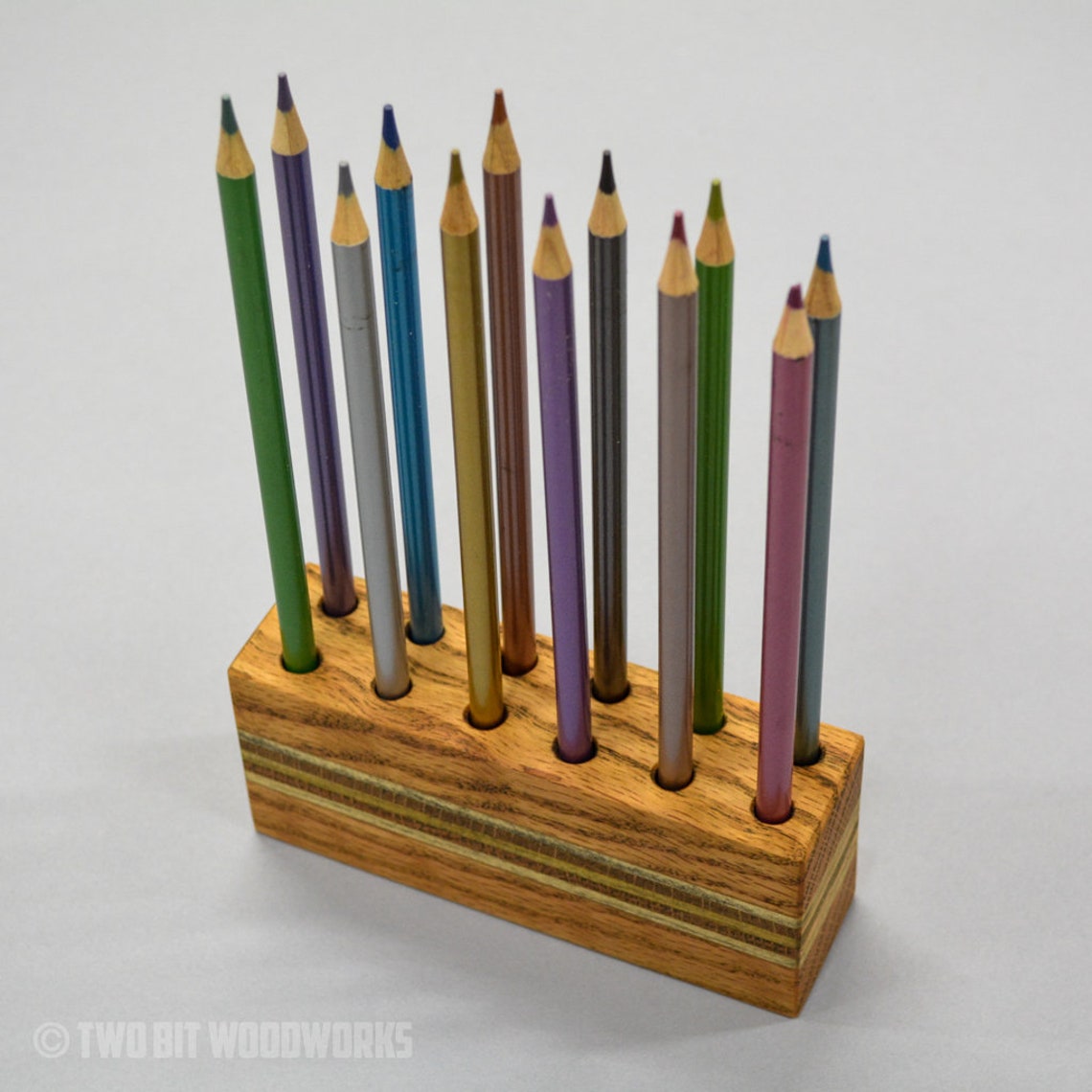 Wooden Pencil Holder 8 x 8.2 x 10cm - ZartArt Catalogue